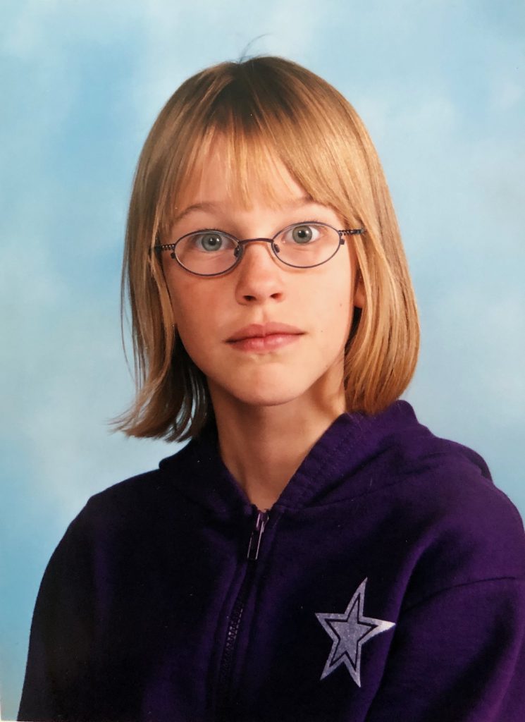 Kaila Elders horrible school photo from her youth