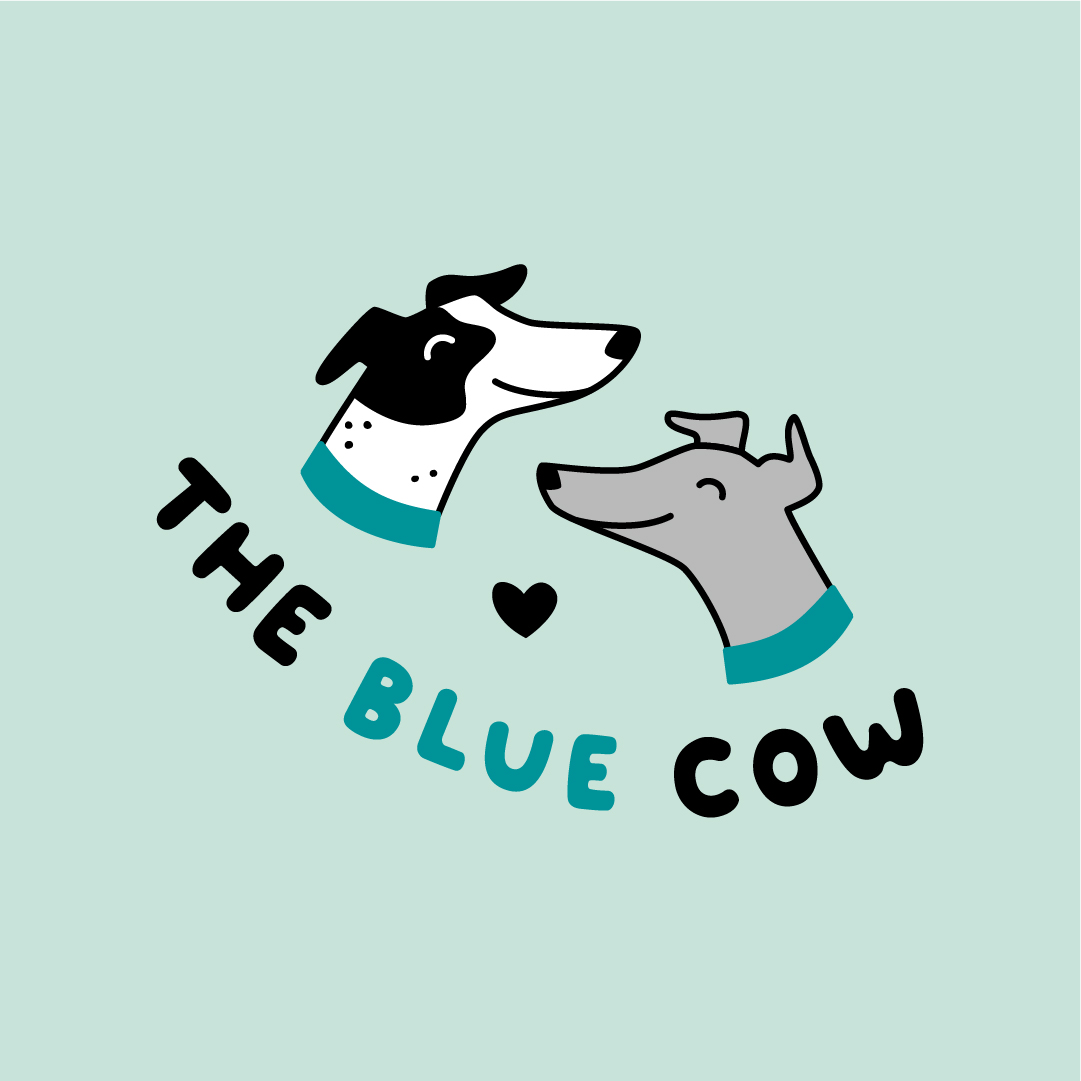 The Blue Cow Logo